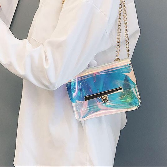 NEW Clear Crossbody Bag for Party or Club - Picture 3 of 7